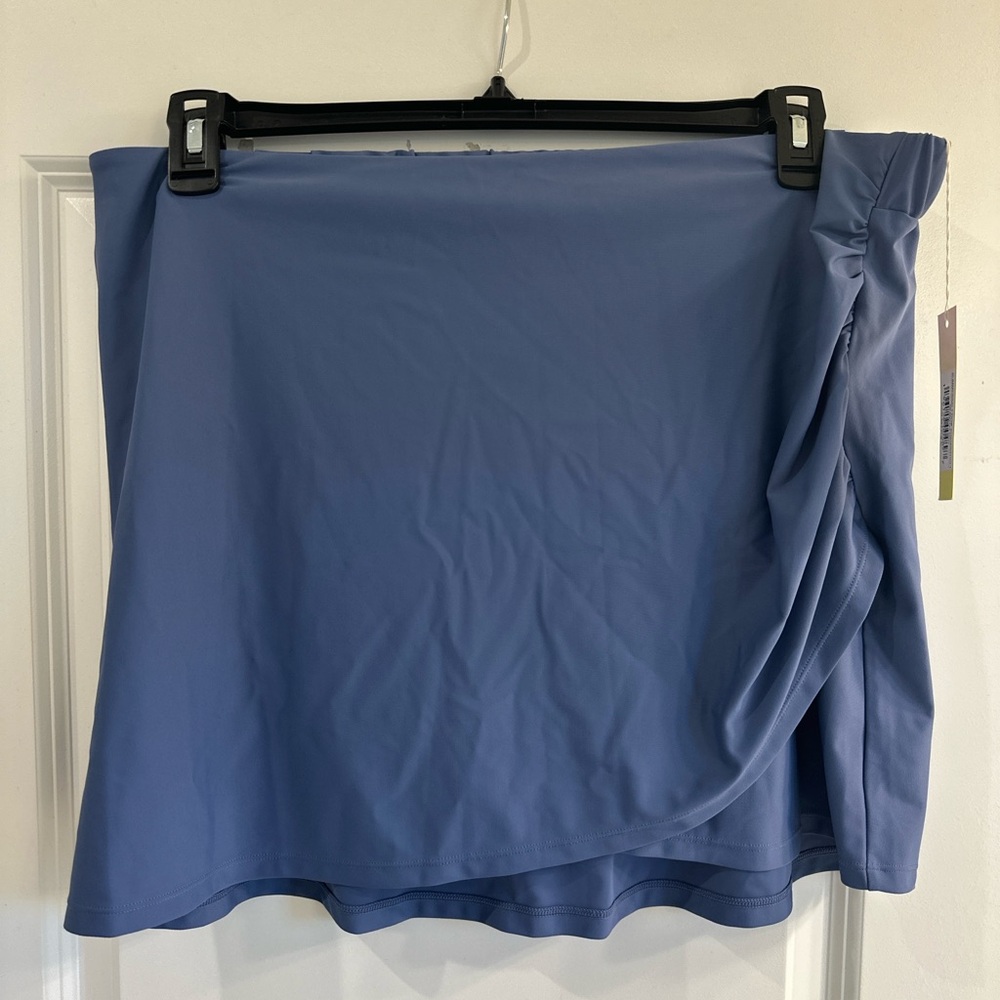 Summersalt Slate Blue The Ruched Swim Skirt